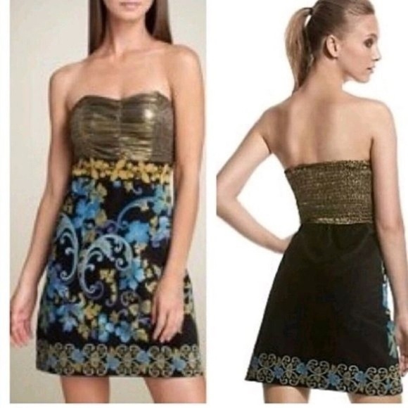 FINAL PRICE Vintage Free People Lost in Paradise Mini Dress - Picture 1 of 7